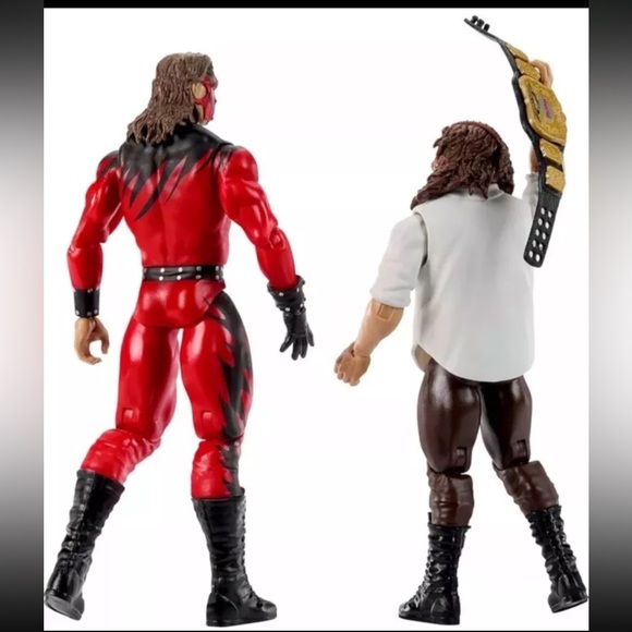 WWE Kane Vs Mankind 2 Pack 6" Mattel Wrestling Action Figure New In Box [A2] - Picture 5 of 7